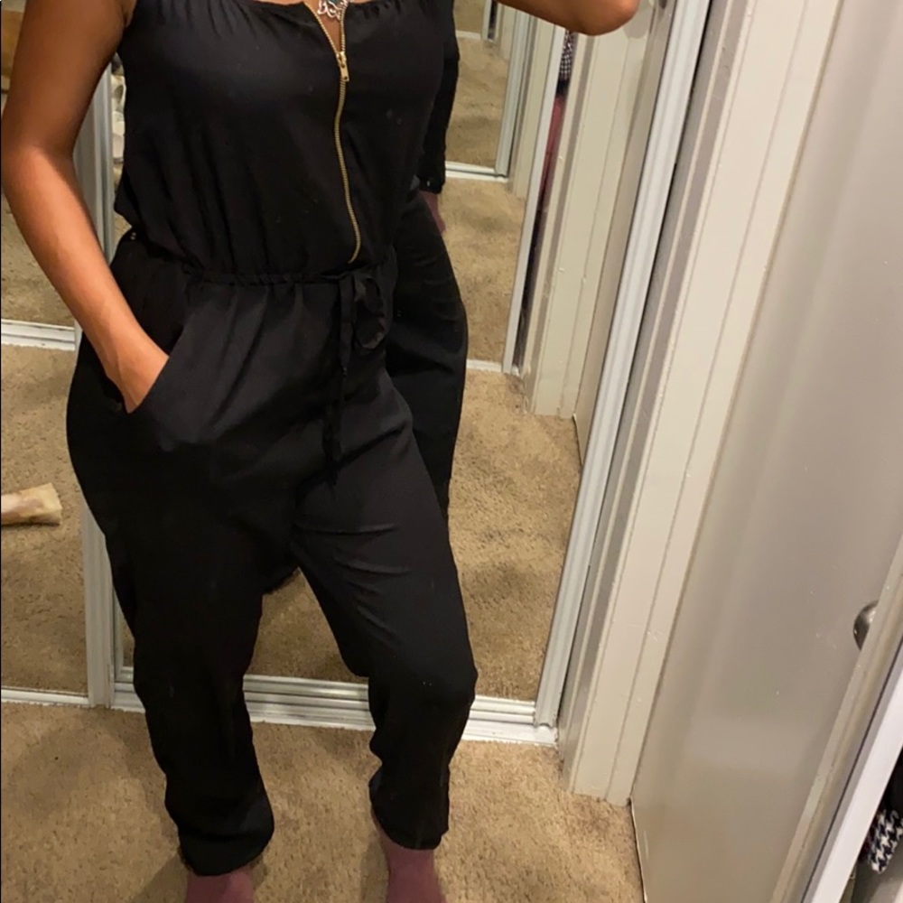 Black jumpsuit